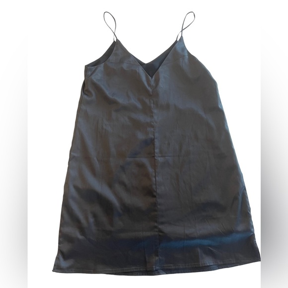 Lulu's Slip Dress Black - Picture 4 of 6